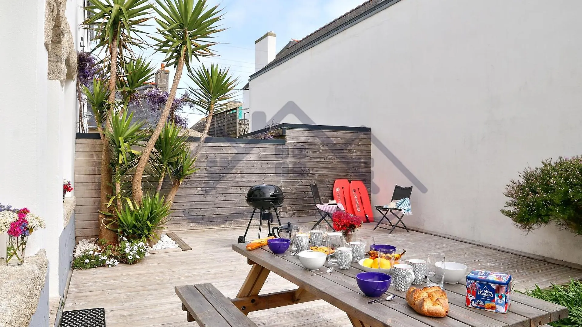 Hébergement de vacances Localise - M5 - Maison De Vacances Sur Le Port De Lechiagat - Terrasse Entierement Close - Wifi Inclus - Draps Inclus - Animaux Bienvenus Tréffiagat France